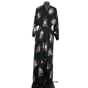 Vintage Intime by California women's floral nightgown robe peignoir set